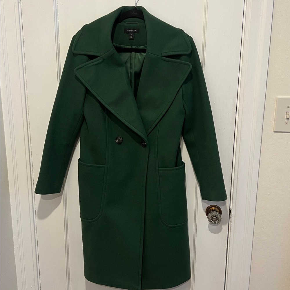 Halogen Forest Green Coat